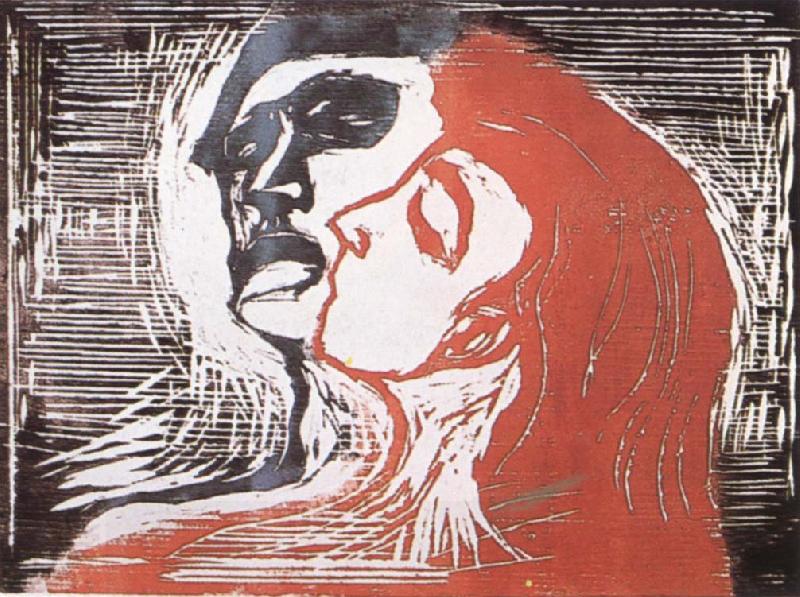 Edvard Munch Male and female